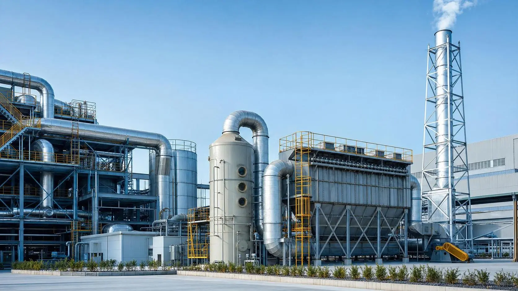 Air Pollution Control Options for Multi-Line Industrial Sites