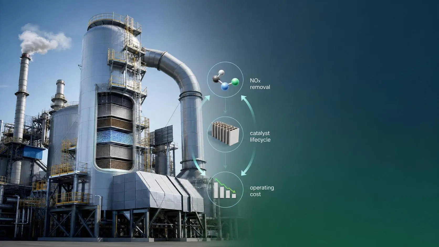 SCR Denitrification Systems: How to Compare NOx Removal Efficiency and Operating Cost