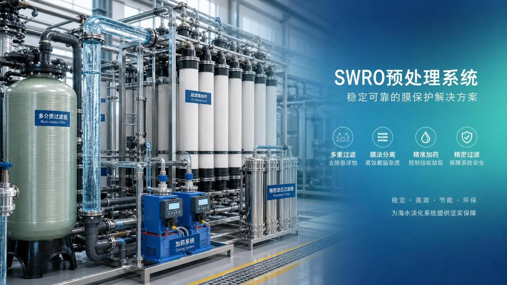 SWRO Systems Pretreatment: Common Failures That Shorten Membrane Life