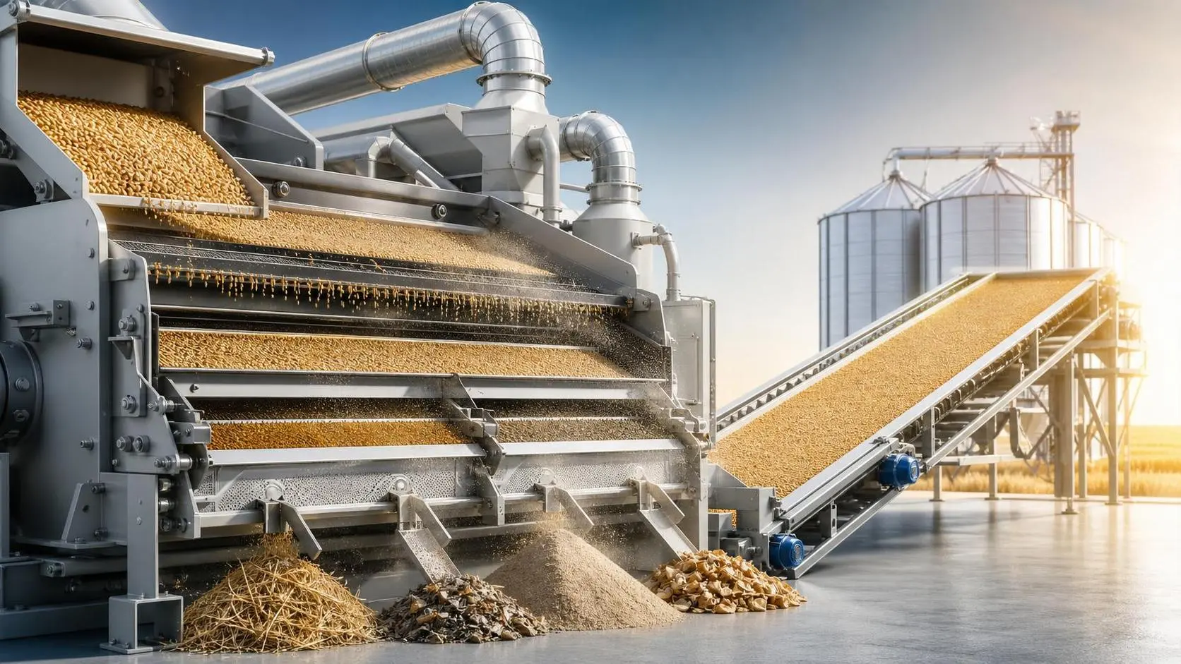 How to Compare Grain Cleaning Equipment by Throughput and Grain Loss