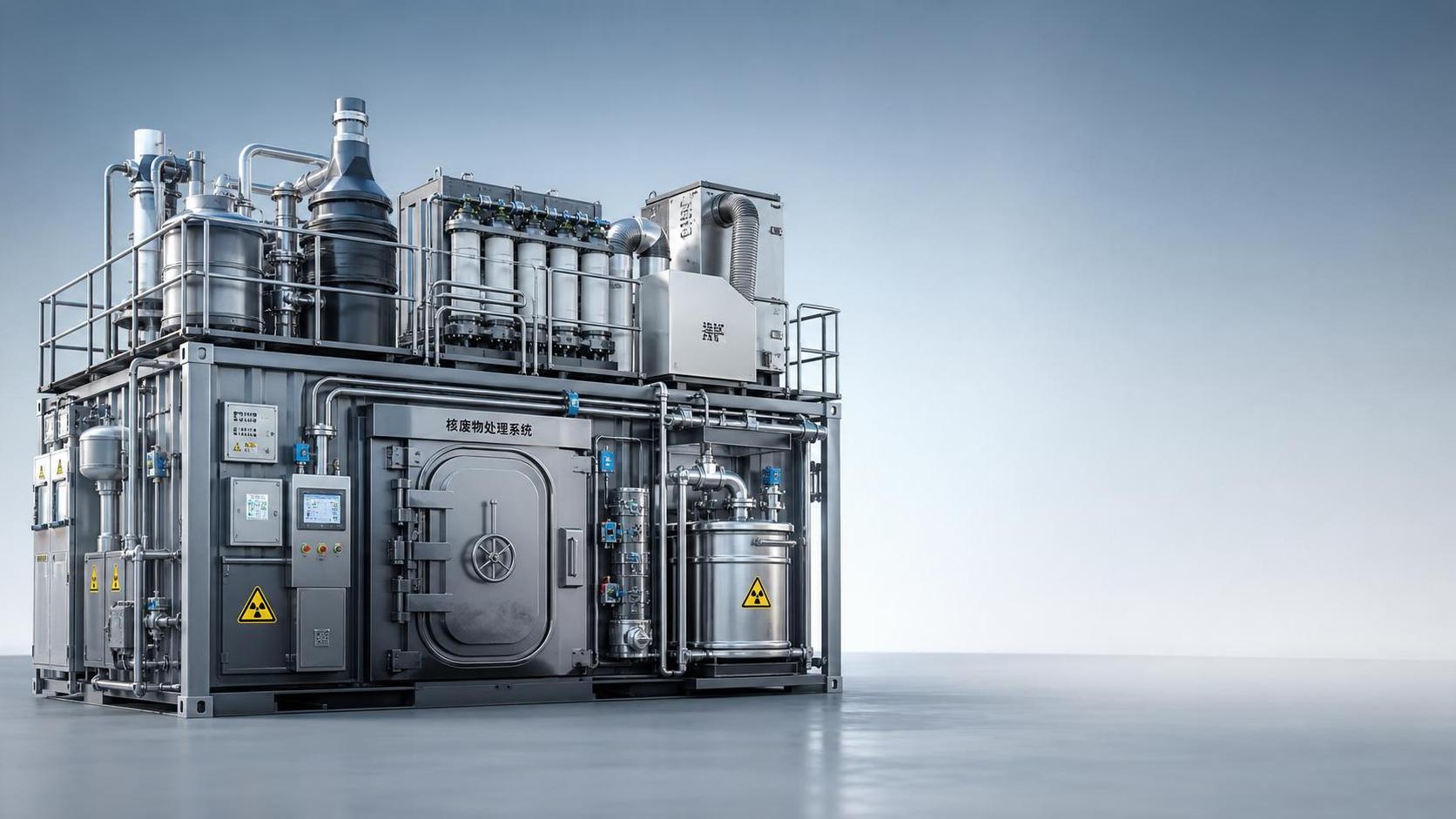 Compact Nuclear Waste Treatment Systems: Key Safety and Footprint Trade-Offs