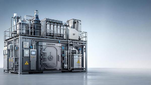 Compact Nuclear Waste Treatment Systems: Key Safety and Footprint Trade-Offs