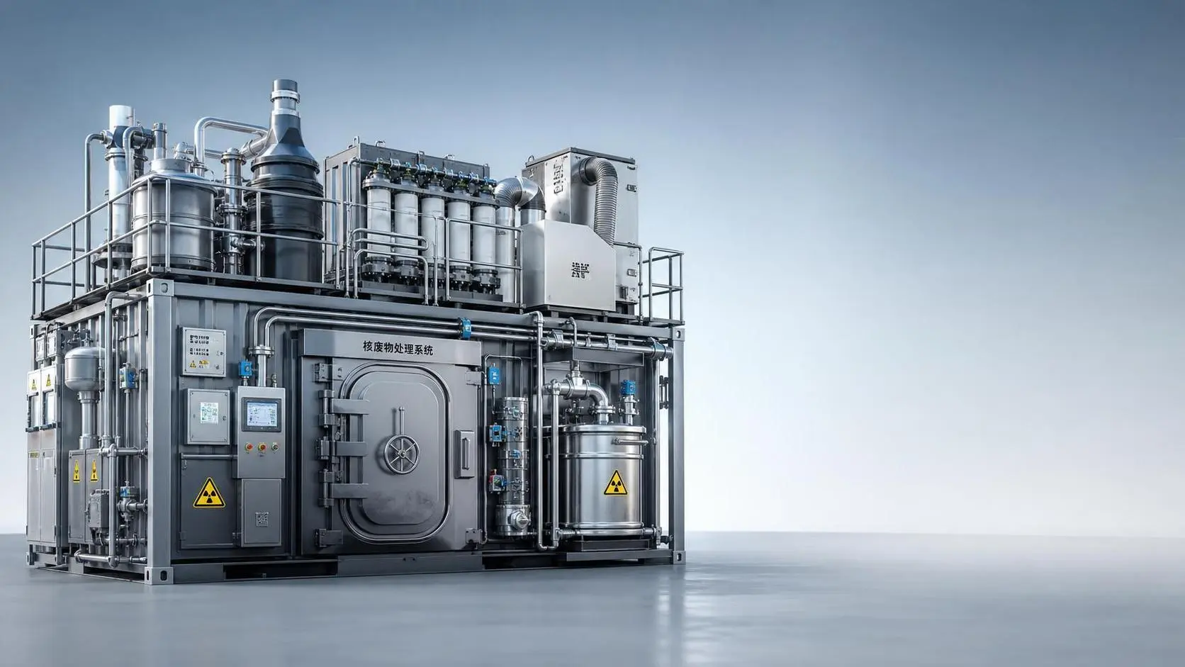 Compact Nuclear Waste Treatment Systems: Key Safety and Footprint Trade-Offs
