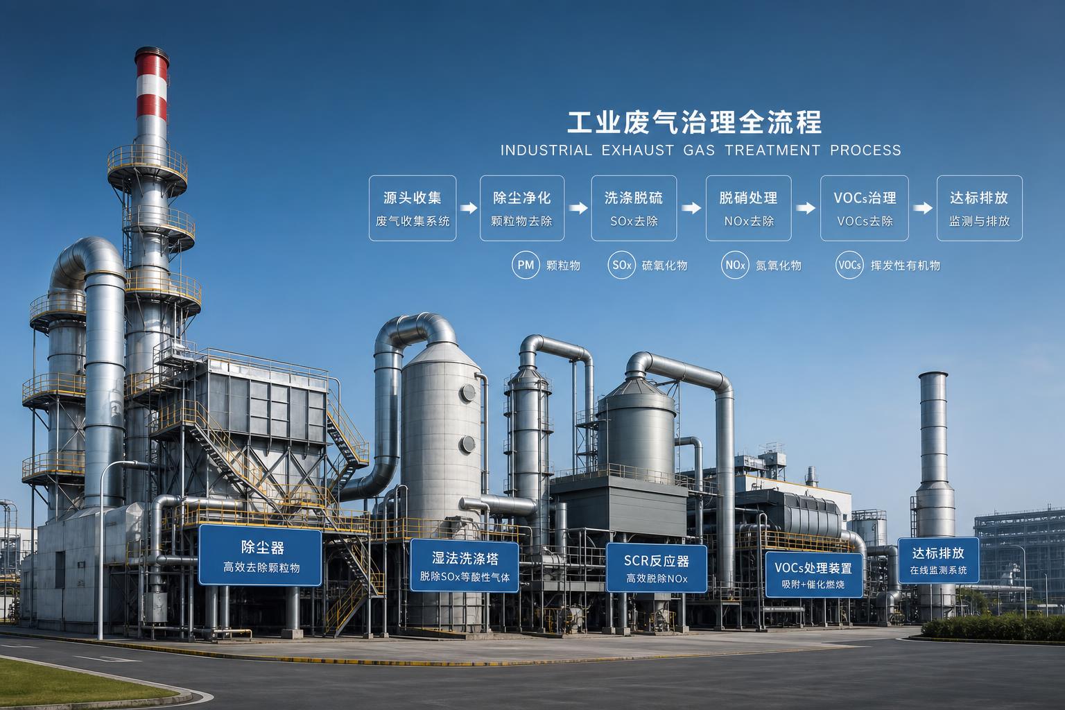 How to Compare Air Pollution Control for Industry by Emission Type