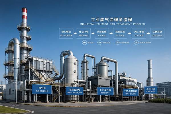 How to Compare Air Pollution Control for Industry by Emission Type
