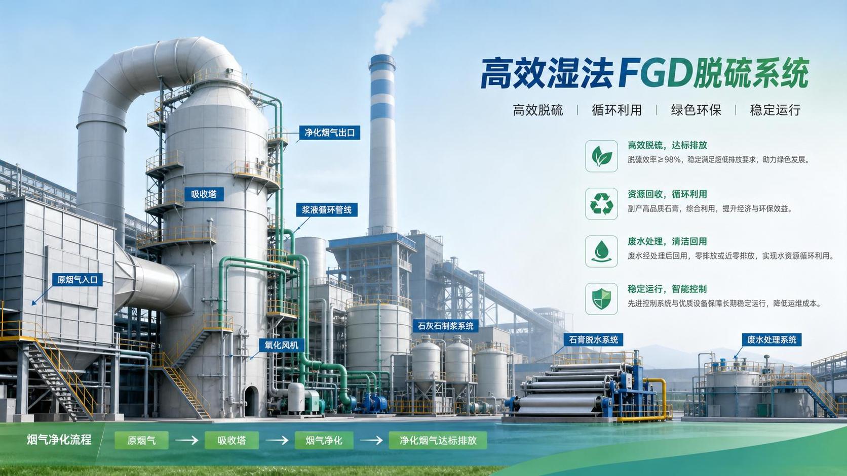 Desulfurization Systems for Power Plants: Wet FGD Cost vs Performance