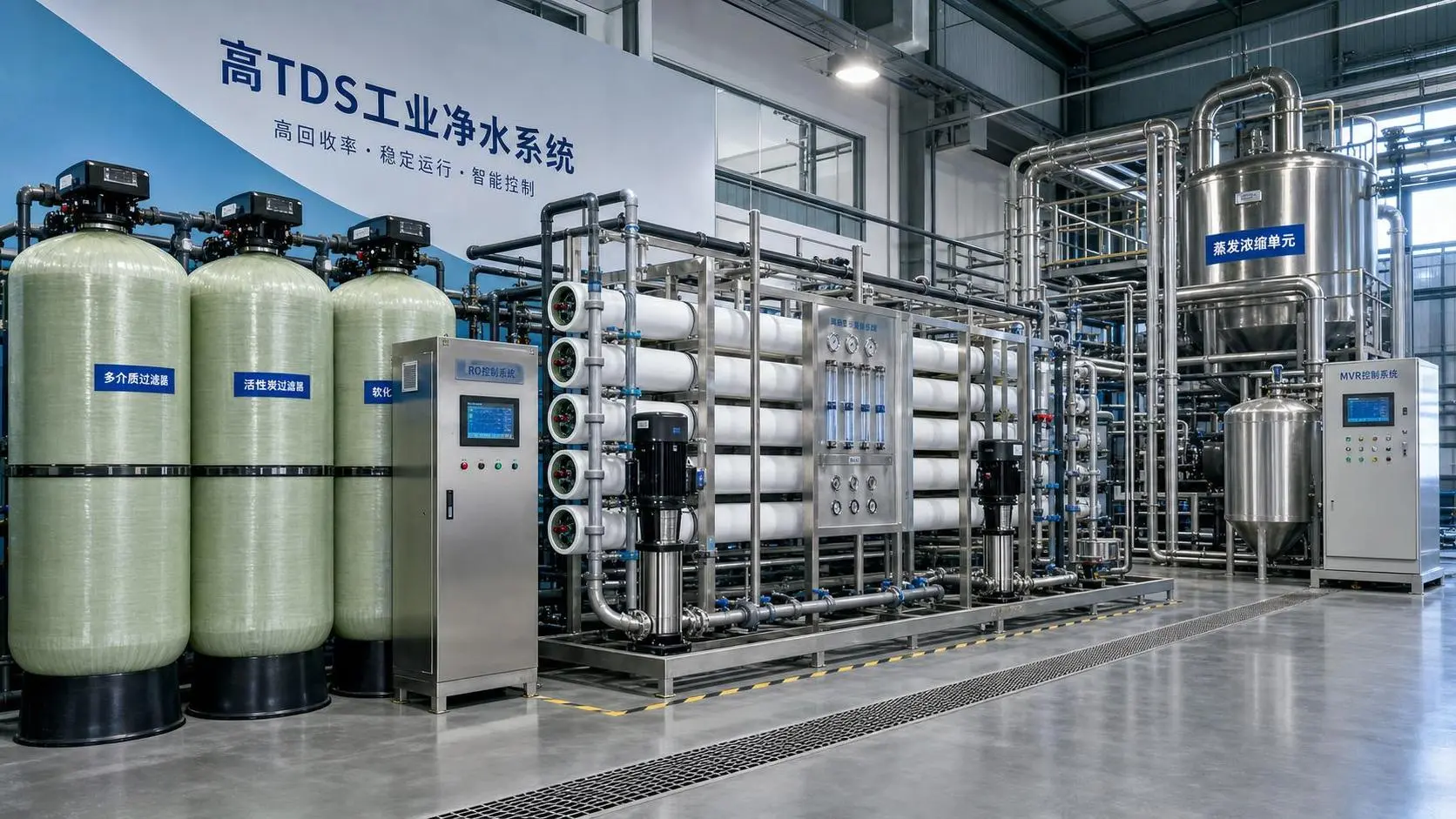 Industrial Water Purification Systems for High-TDS Water: What to Evaluate