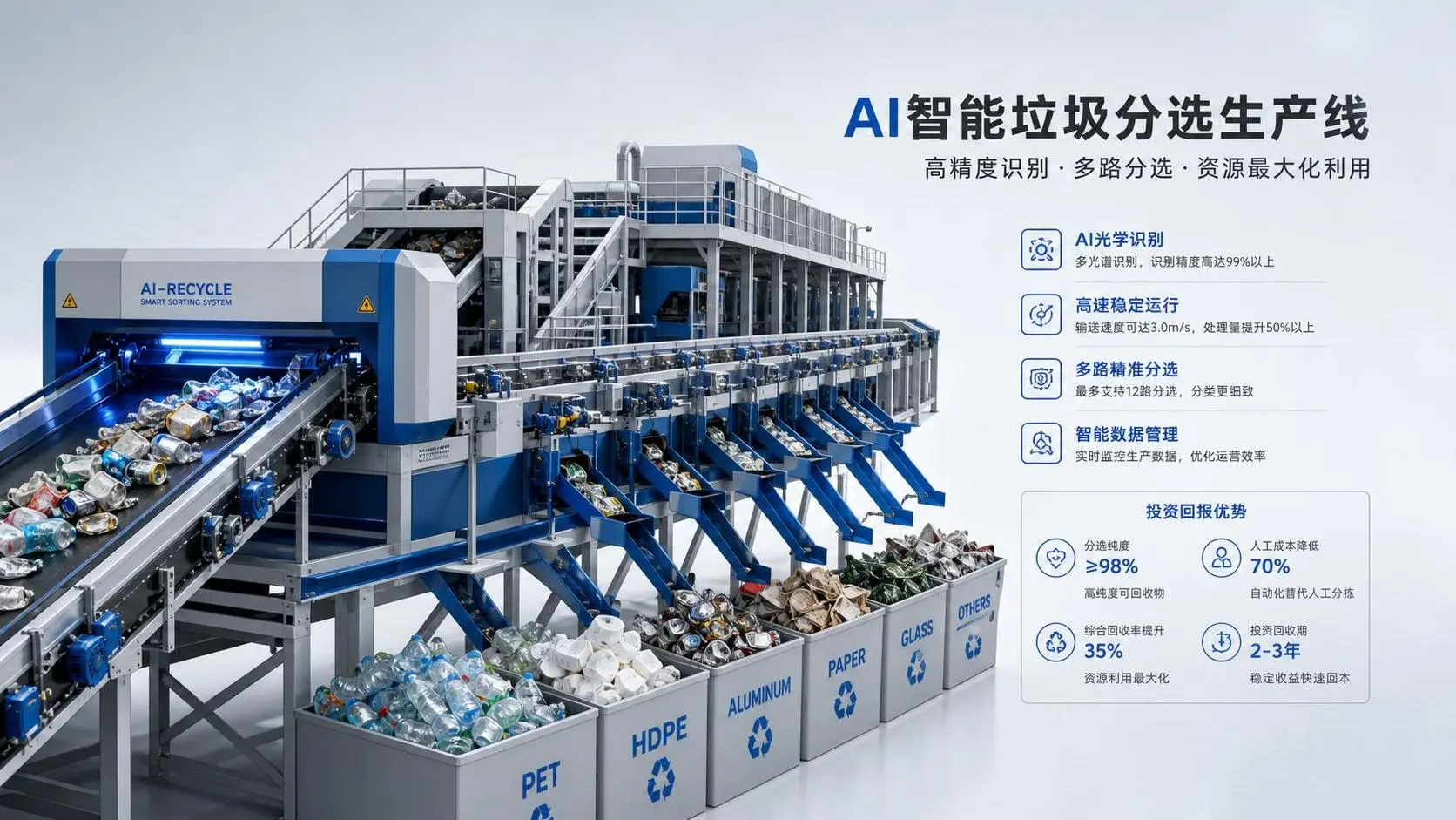 What Drives AI Waste Sorting Price: System Size, Accuracy, and ROI