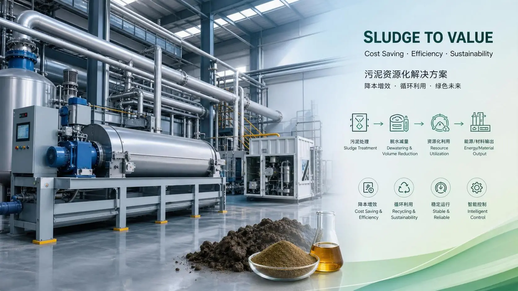Can waste-to-resource for sludge cut disposal costs?