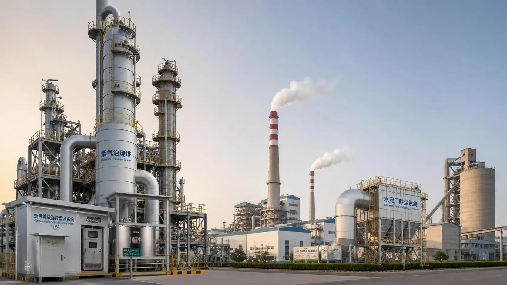 What is driving industrial emission control demand in the Middle East