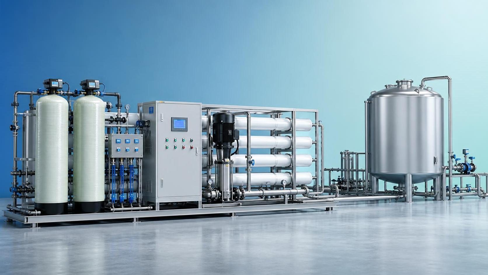 When does a water treatment equipment package reduce project risk?