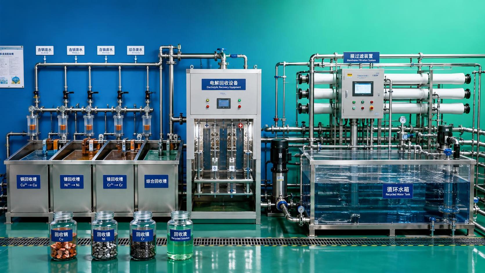 How closed-loop resource recovery for electroplating cuts metal waste