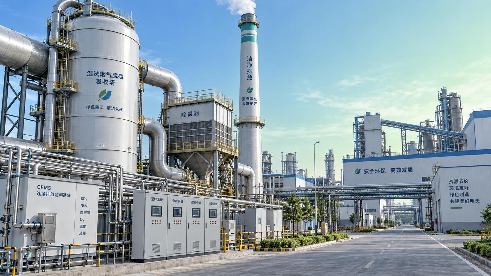Which ISO standards apply to flue gas treatment systems?