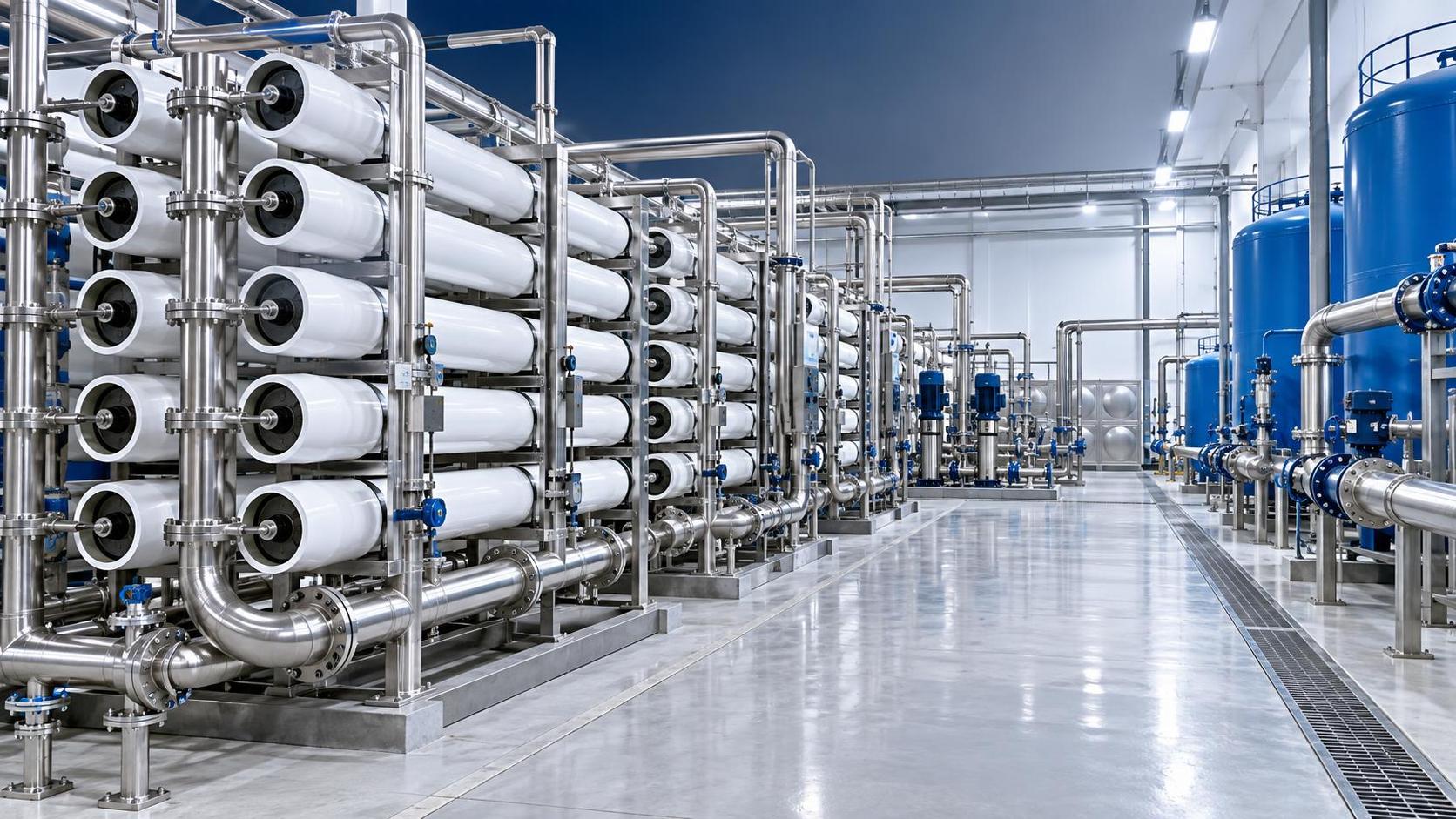When high flux membrane water treatment justifies a larger footprint