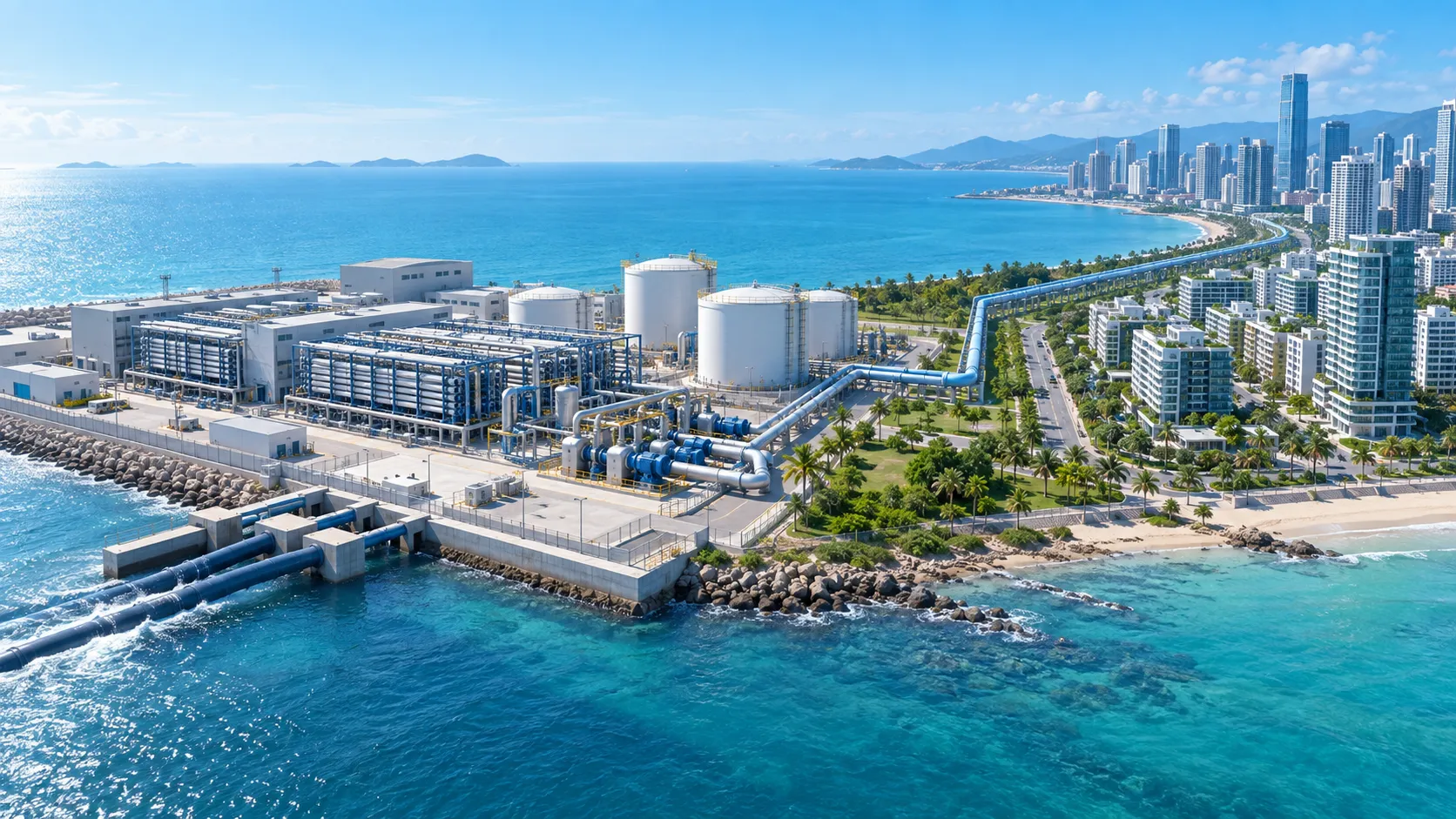 How coastal cities can select desalination solutions for peak demand