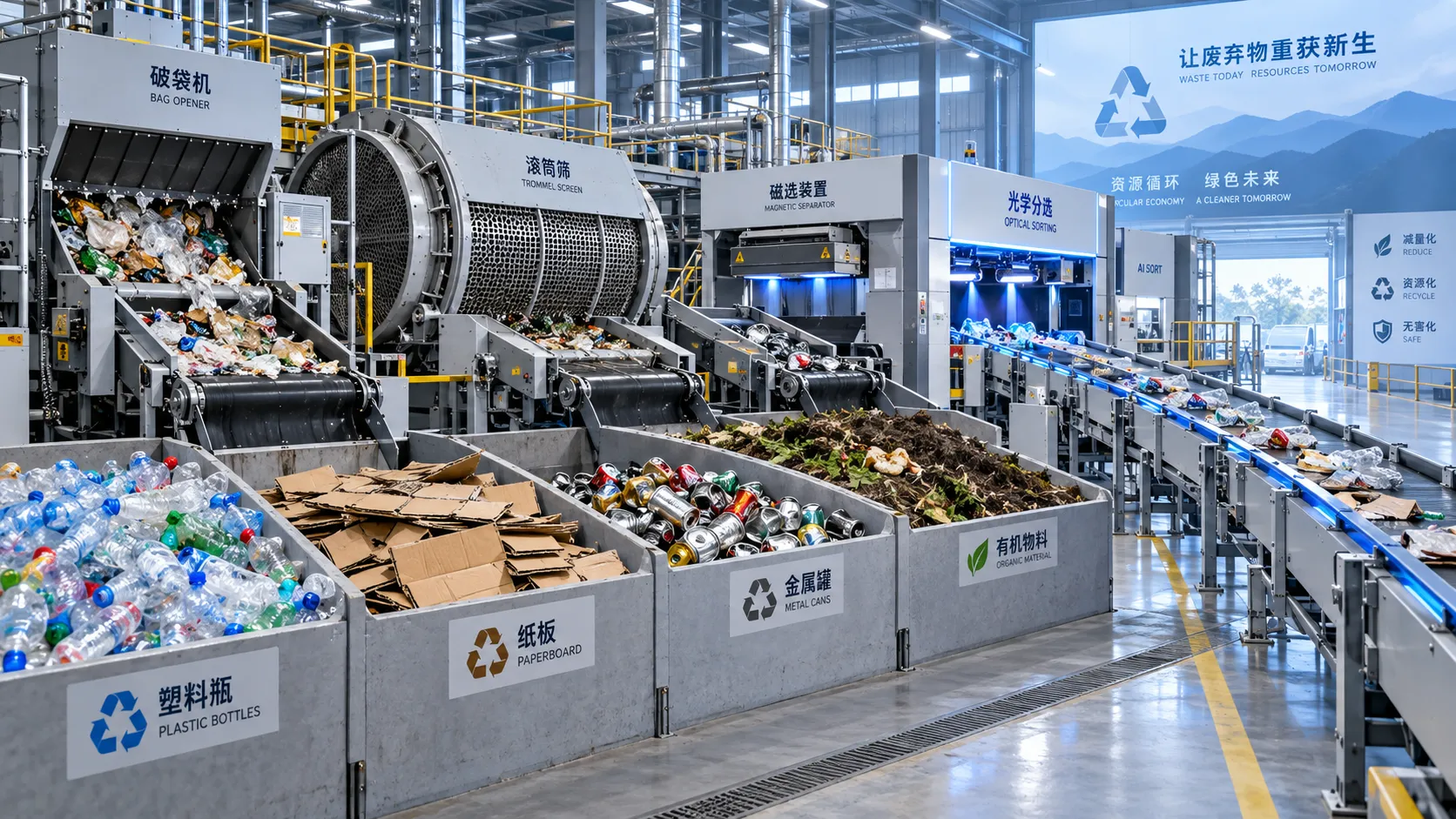 How to choose solid waste equipment based on waste stream characteristics