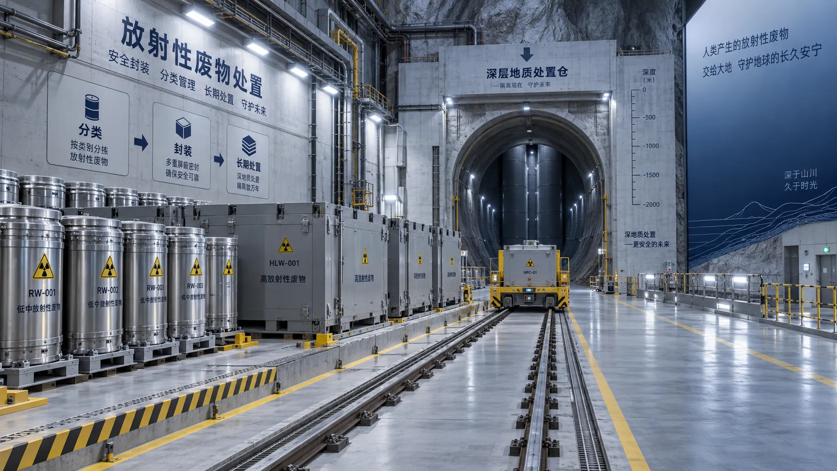 What drives radioactive waste cost over the life of a disposal project?