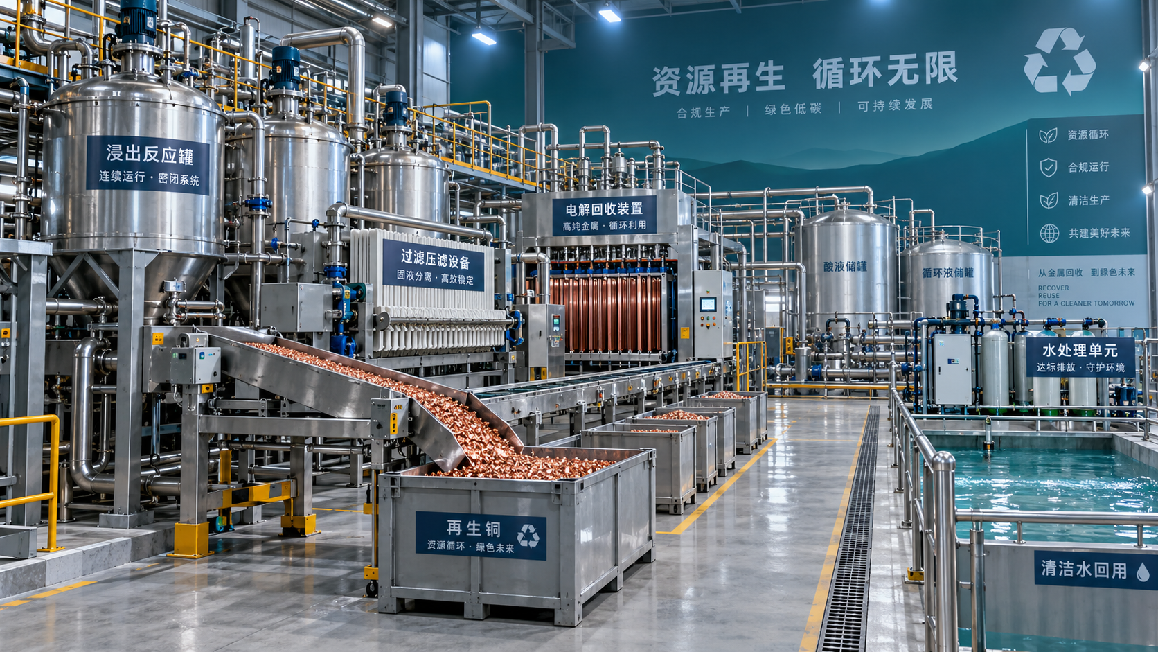 When does repeatable metals recovery infrastructure justify the investment?