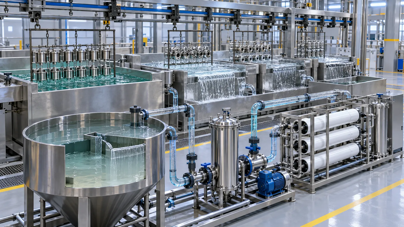Water Treatment Options for Metal Finishing Rinse Water and Process Baths