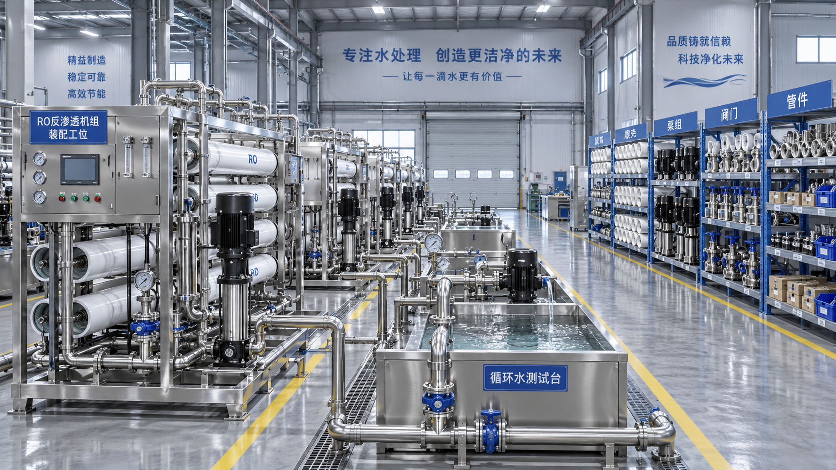 How to verify a water treatment system factory’s production capacity