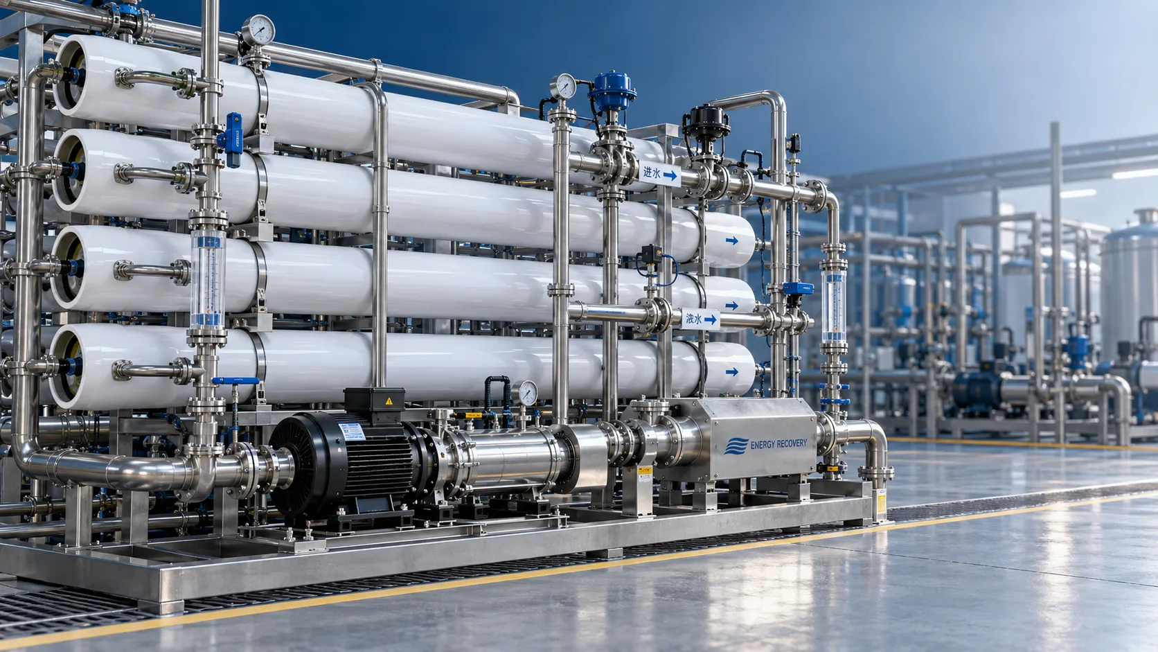 How to set recovery rates in seawater reverse osmosis system design
