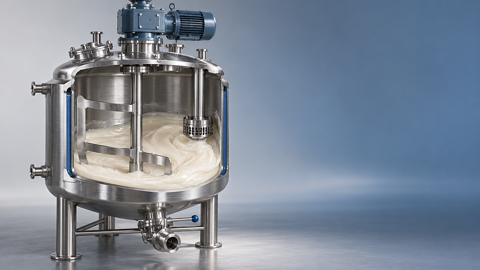 How to size ingredient mixing equipment for viscous formulations