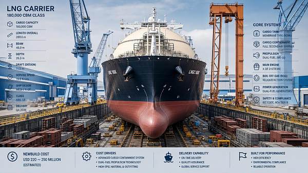 What Drives LNG Carrier Costs in Newbuild Projects