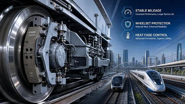 Composite Brake Pads: Cost vs Service Life in Rail Fleets