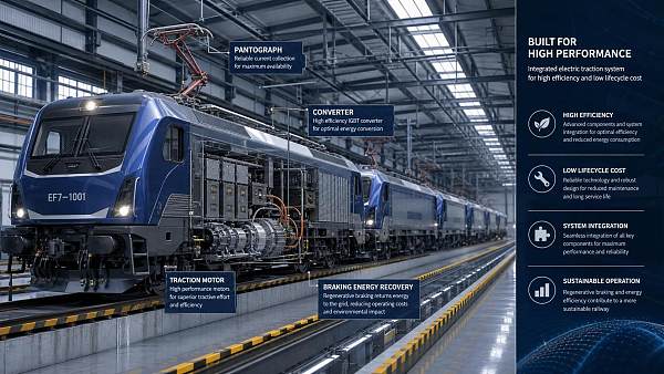 Electric Traction Systems: Key Factors for Efficiency and Lifecycle Cost