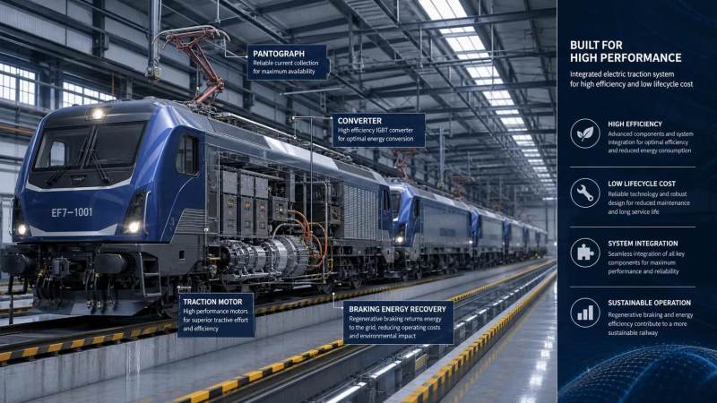 Electric Traction Systems: Key Factors for Efficiency and Lifecycle Cost