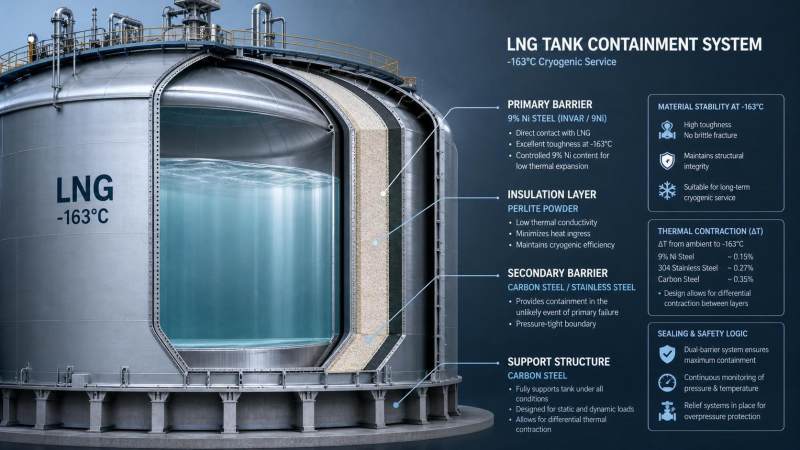 What Determines Safe Cryogenic Containment Design in LNG Storage? What Determines Safe Cryogenic Containment Design in LNG Storage?