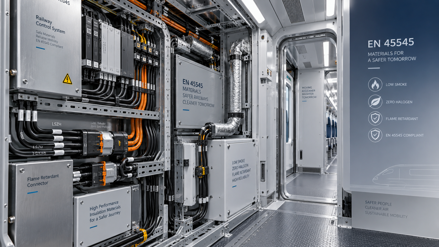 How EN 45545 shapes material selection for railway safety systems