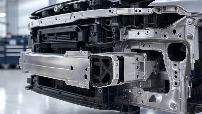 Crash energy-absorbing design choices that affect repair costs