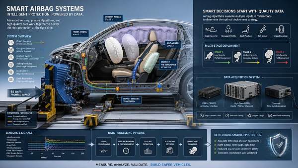 Smart airbag algorithms can improve safety, but what data do they need?