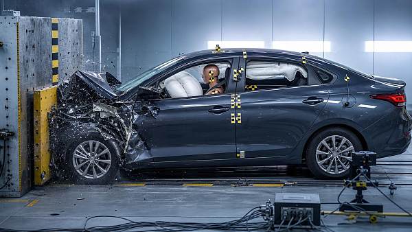 How extreme collision parameters change crash test results