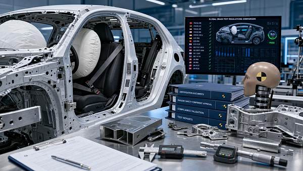Global Crash Regulations Compared: What Auto Suppliers Must Check Before Approval