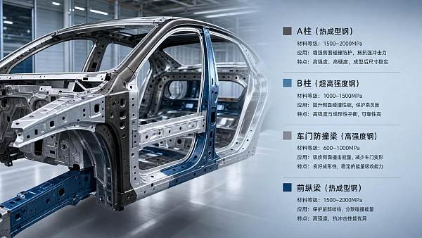 High-Strength Steel Stamping Explained: Material Grades, Formability, and Crash Use Cases