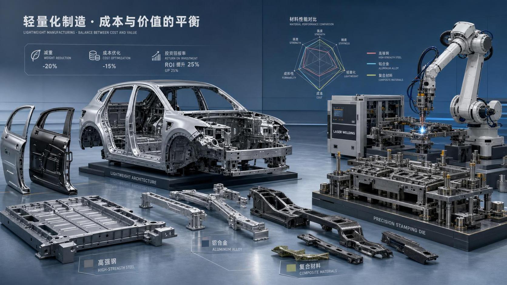 Automotive Lightweight Technology: Cost Drivers, ROI, and Trade-Offs for OEMs