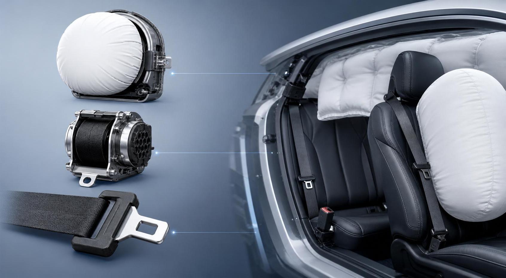 Occupant Protection Systems: How to Compare Airbags, Retractors, and Buckles