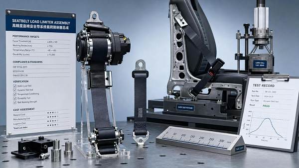 Seatbelt Systems Load Limiter Selection: Force Thresholds, Compliance, and Cost Factors