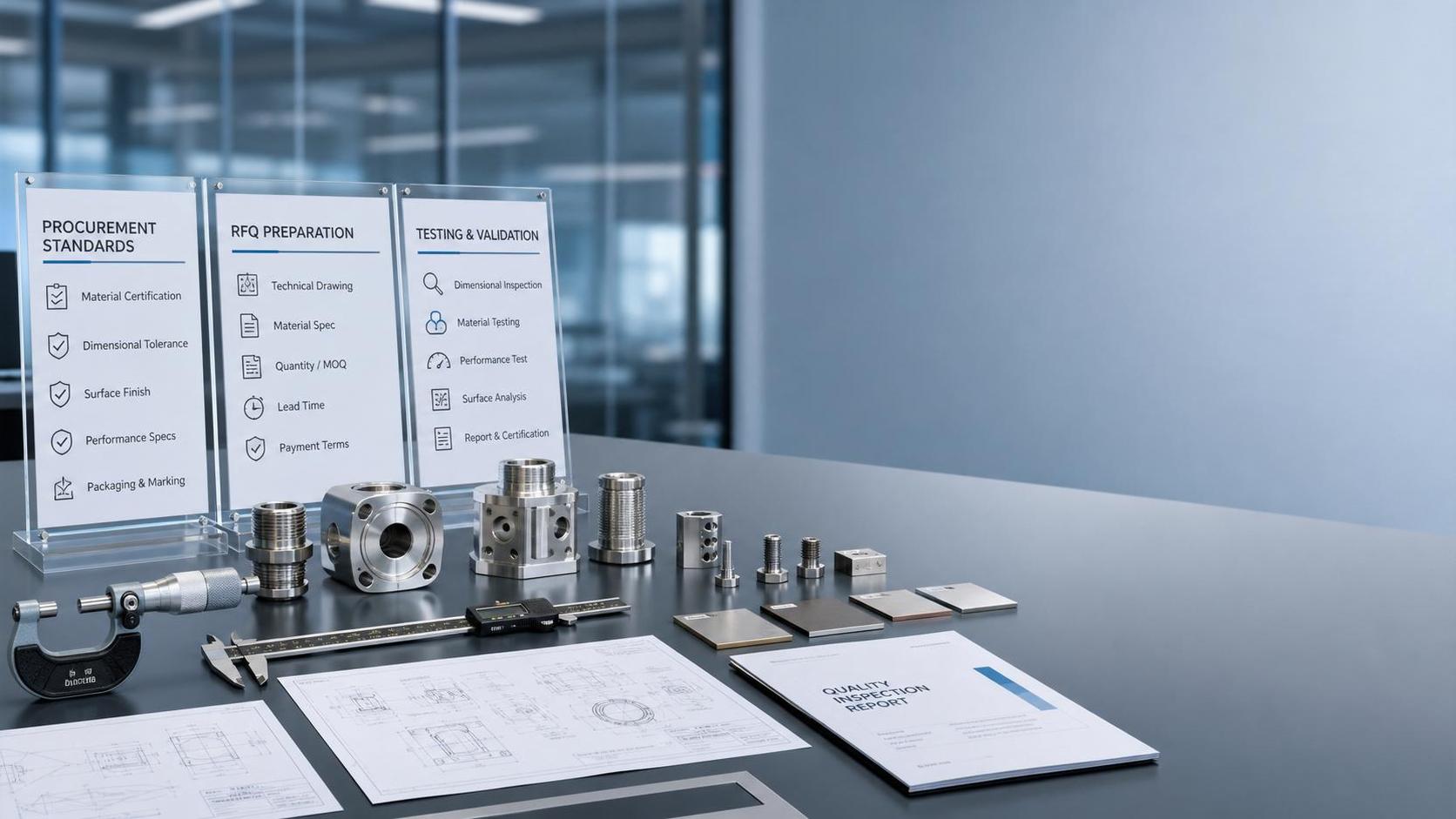 What Procurement Specification Support Should Include Before You Send an RFQ