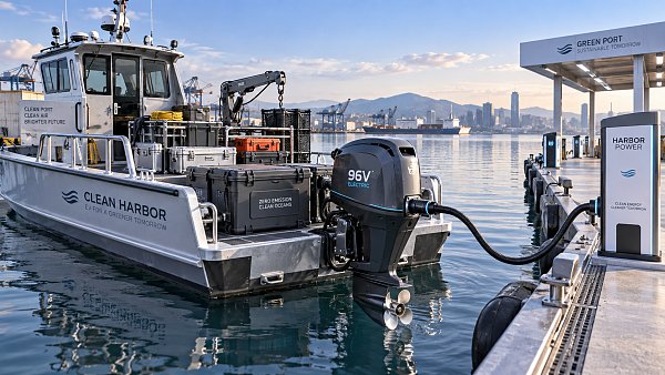 How to Size 96V Electric Outboard Propulsion for Commercial Workboats