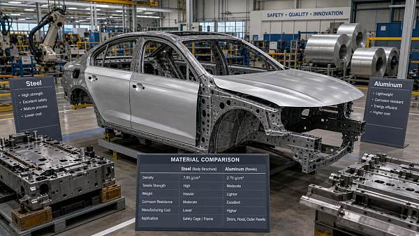 Vehicle Lightweight Solutions: Cost Trade-Offs Between Steel and Aluminum