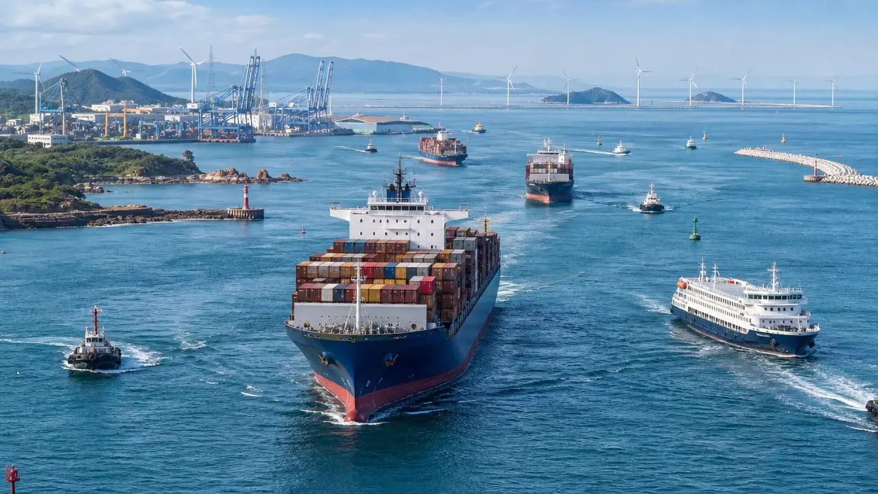 Marine Electromagnetic Navigation Limits in Congested Coastal Routes