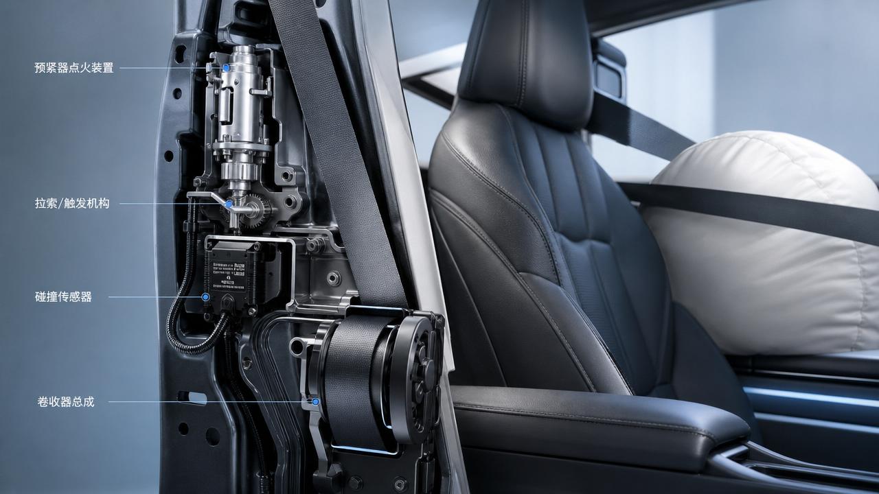 How pre-tensioning technology cuts risk in seatbelt design