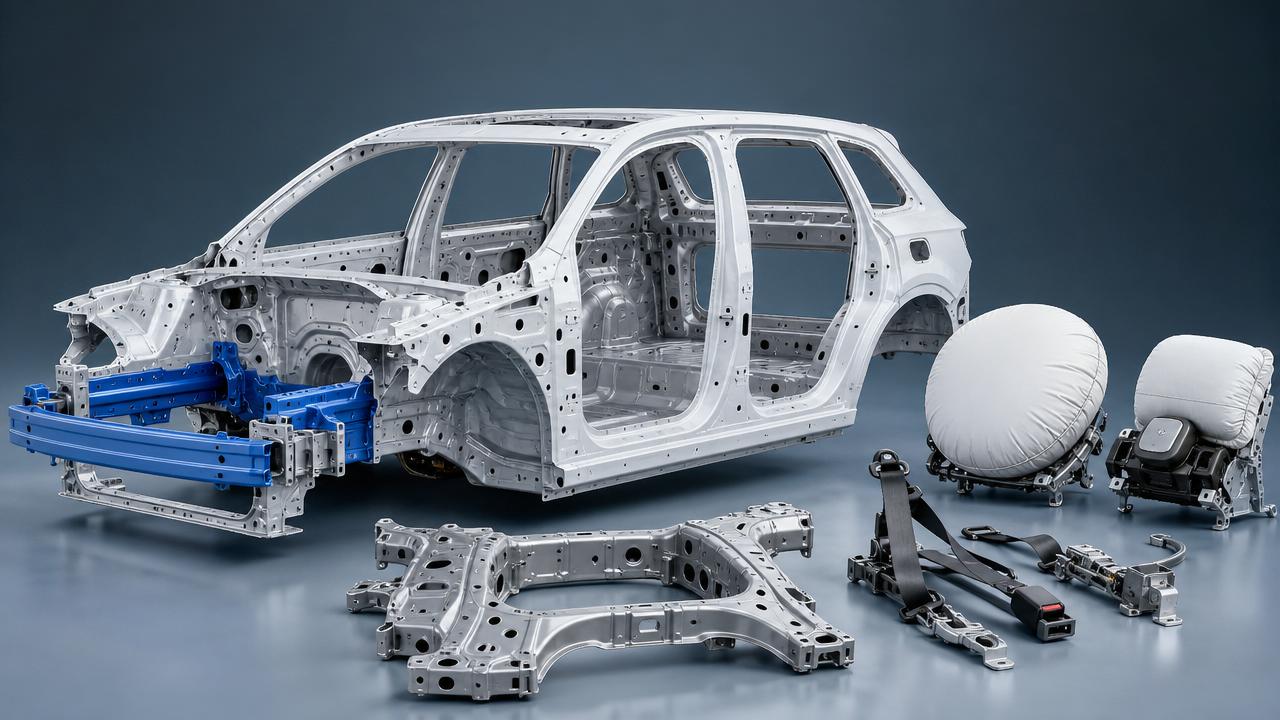How do crash test regulations change vehicle design costs?