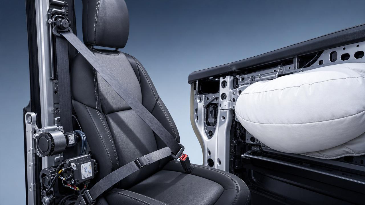 How do seatbelt systems reduce hidden crash risks?