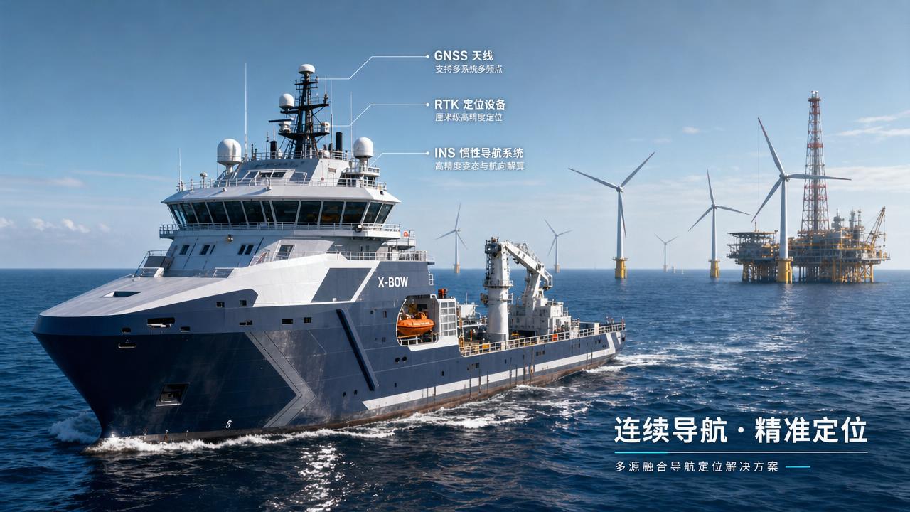 Marine Positioning Technology for Offshore Operations: GNSS, RTK, and INS Compared