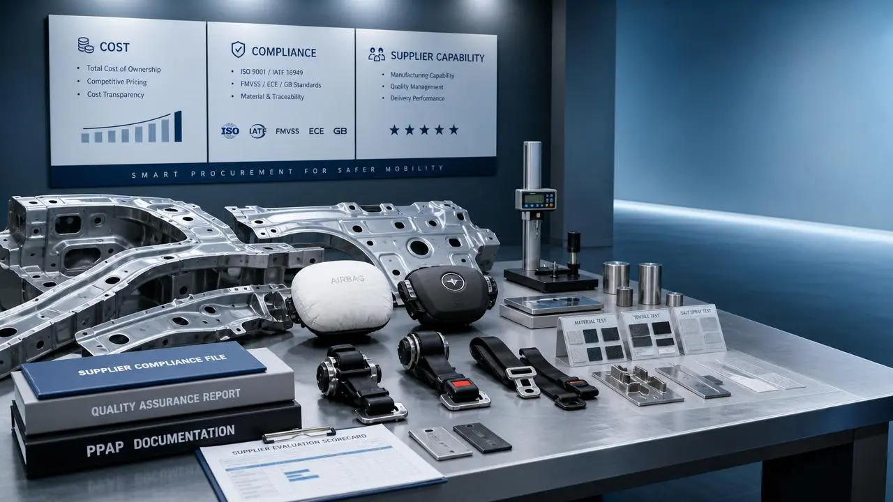 Automotive Safety Procurement Guide: How to Compare Cost, Compliance, and Supplier Capability