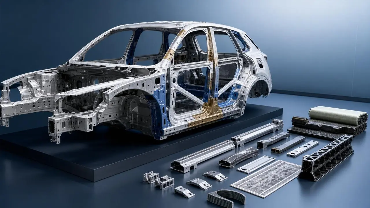 Automotive Lightweight Bodies: How to Balance Weight Reduction, Stiffness, and Repair Cost